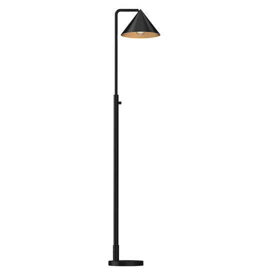Elstead Remyck Stehlampe E27 Mattes Schwarz Mattschwarz