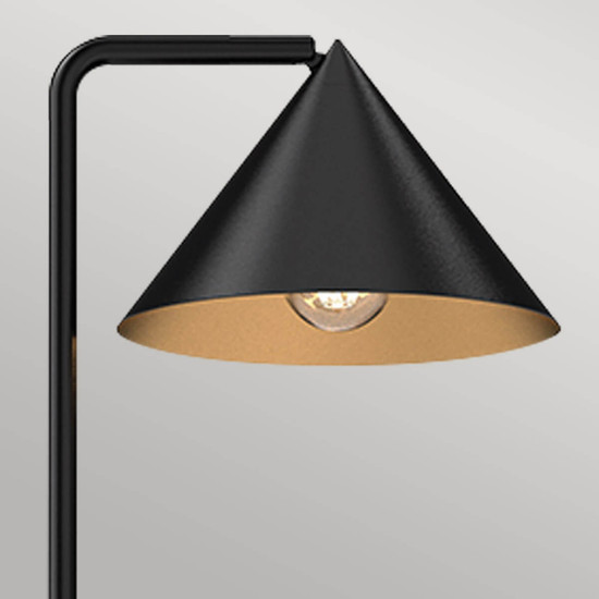 Elstead Remyck Stehlampe E27 Mattes Schwarz Mattschwarz