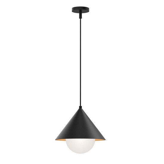 Elstead Remyck Pendelleuchte E27 Mattes Schwarz Mattschwarz