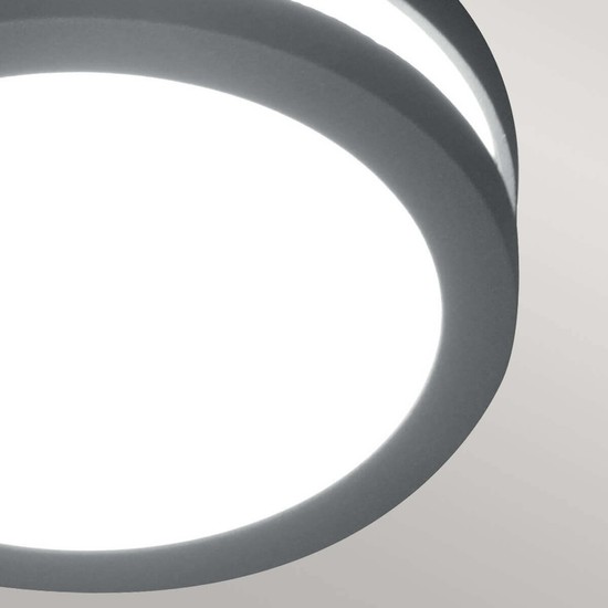 Elstead Ano LED Außen-Wandleuchte GX53 14cm rund Graphit IP54