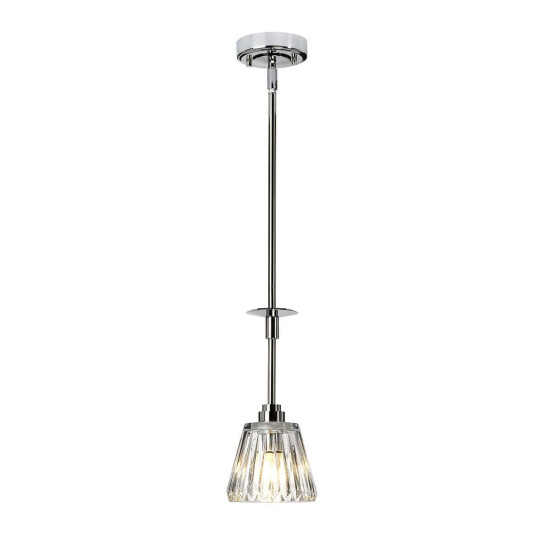 Elstead Agatha LED Hängeleuchte G9 Poliertes Chrom IP44