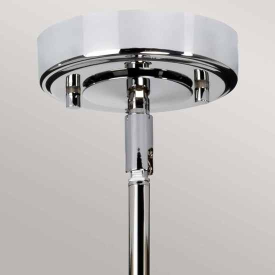 Elstead Agatha LED Hängeleuchte G9 Poliertes Chrom IP44