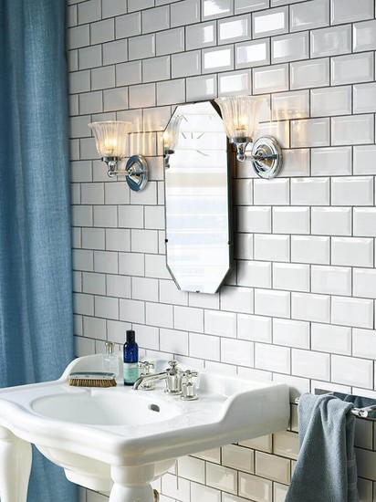 Elstead Austen LED Wandleuchte G9 22cm Poliertes Chrom IP44