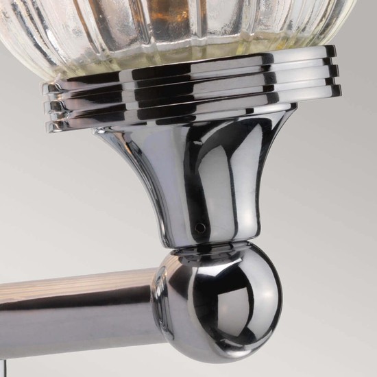 Elstead Austen LED Wandleuchte G9 22cm Poliertes Chrom IP44