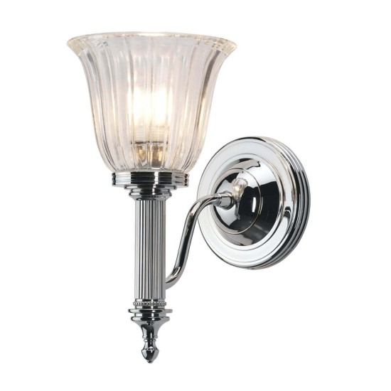 Elstead Carroll LED Wandleuchte G9 Poliertes Chrom IP44
