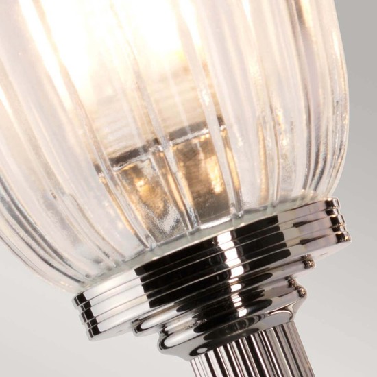Elstead Carroll LED Wandleuchte G9 Poliertes Nickel IP44