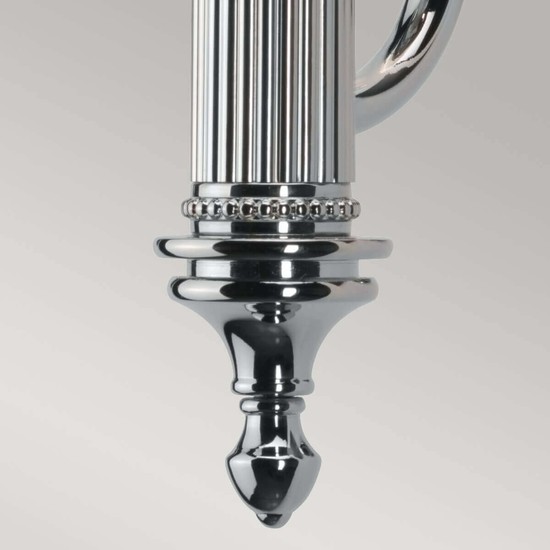 Elstead Carroll LED Wandleuchte G9 35cm Poliertes Chrom IP44