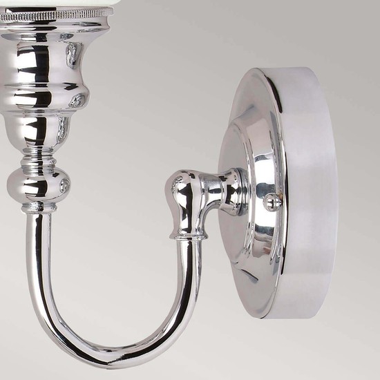 Elstead Cheadle LED Wandleuchte G9 Poliertes Chrom IP44