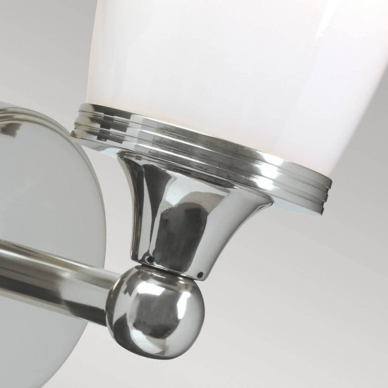Elstead Eliot LED Wandleuchte G9 Poliertes Chrom IP44