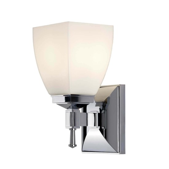 Elstead Shirebrook LED Wandleuchte G9 Chrom IP44