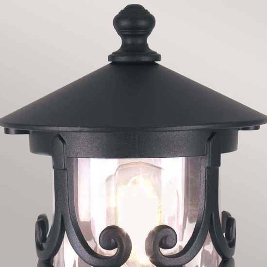 Elstead Hereford Außen-Stehleuchte E27 34cm Schwarz