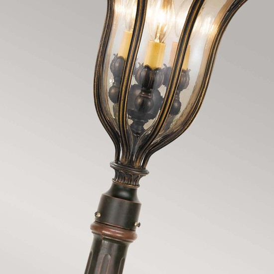 Elstead Baltimore Außen-Hängeleuchte E27 50cm Verwitterte Bronze