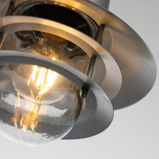 Elstead Copenhagen Außen-Hängeleuchte E27 Silber IP44