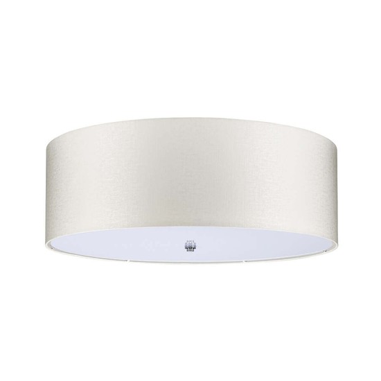 Elstead Fletcher Deckenleuchte E27 7-fach 28cm Poliertes Chrom Elfenbein