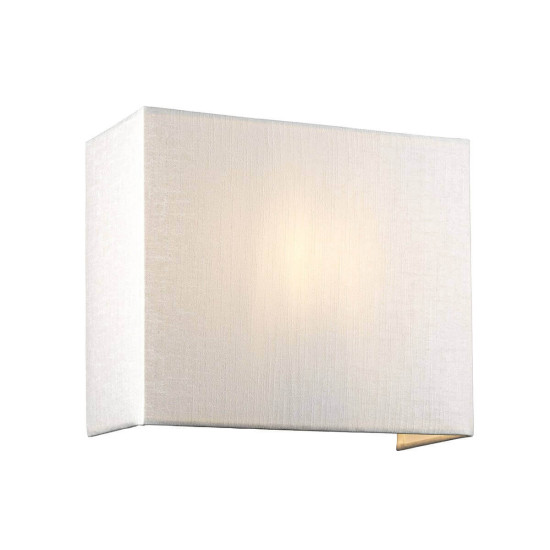 Elstead Riley Wandleuchte E27 Medium Poliertes Chrom Elfenbein