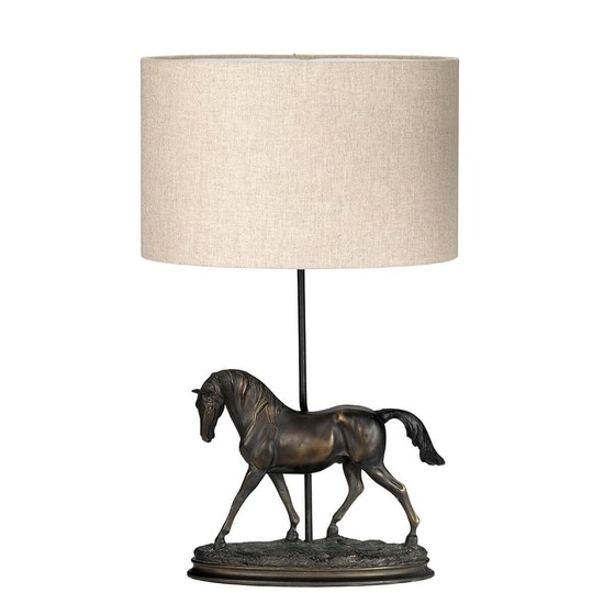 Elstead Spirit Tischleuchte E27 Bronze Patina Nude