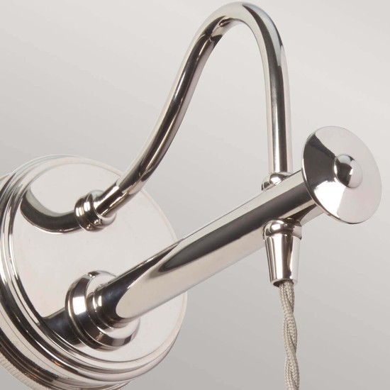 Elstead Douille Wandleuchte E27 Poliertes Nickel