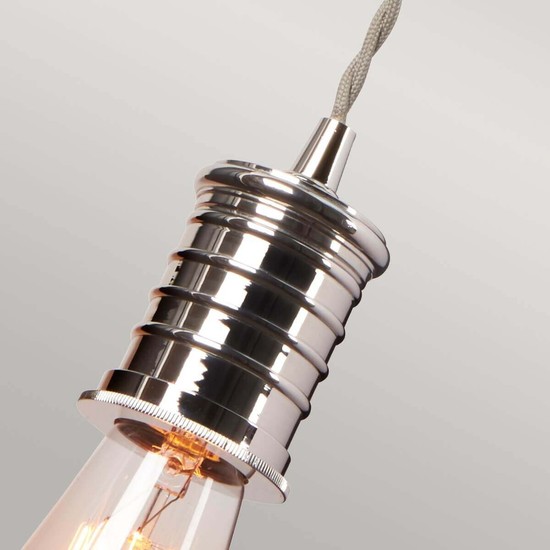 Elstead Douille Wandleuchte E27 Poliertes Nickel