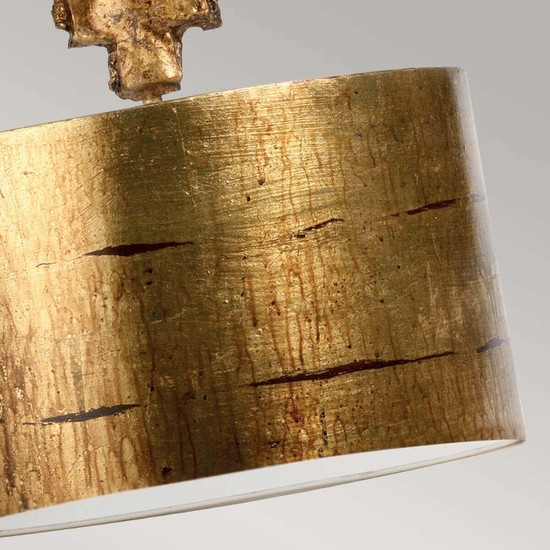 Elstead Fragment Hängeleuchte E27 43cm Altgold