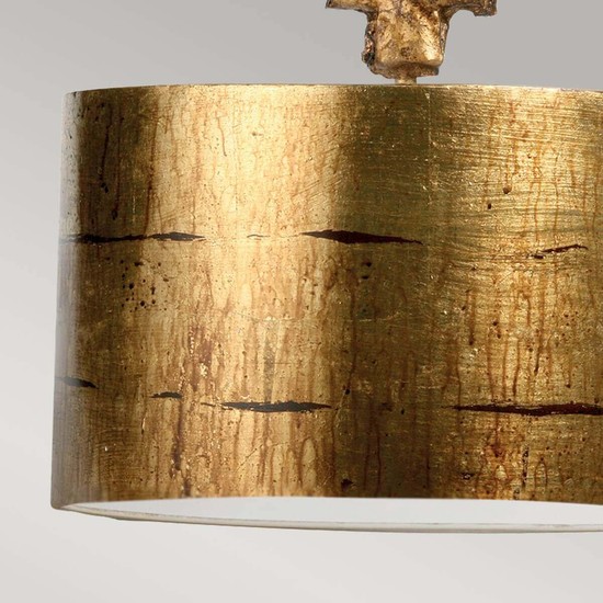 Elstead Fragment Hängeleuchte E27 43cm Altgold