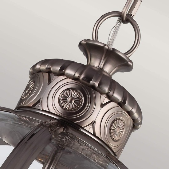 Elstead Adams Kronleuchter E14 4-fach Antikes Nickel