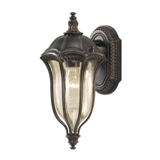 Elstead Baton Rouge Außen-Wandleuchte E27 Walnuss IP44 5024005702702