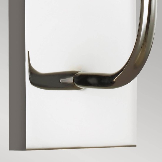 Elstead Brianna Wandleuchte E14 Poliertes Nickel