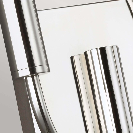 Elstead Brianna Wandleuchte E14 2-fach Poliertes Nickel