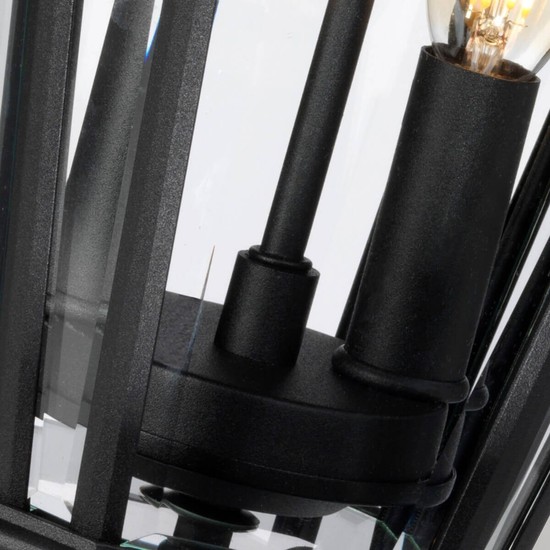 Elstead Cotswold Lane Außen-Stehleuchte E14 2-fach 54cm Schwarz IP44