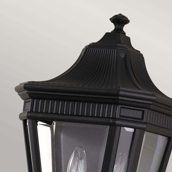 Elstead Cotswold Lane Außen-Wandleuchte E14 2-fach 41cm Schwarz IP44