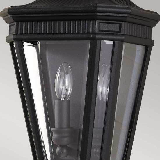 Elstead Cotswold Lane Außen-Wandleuchte E14 2-fach 41cm Schwarz IP44