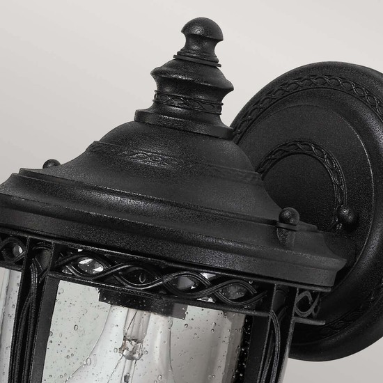 Elstead English Bridle Außen-Wandleuchte E27 Schwarz IP44