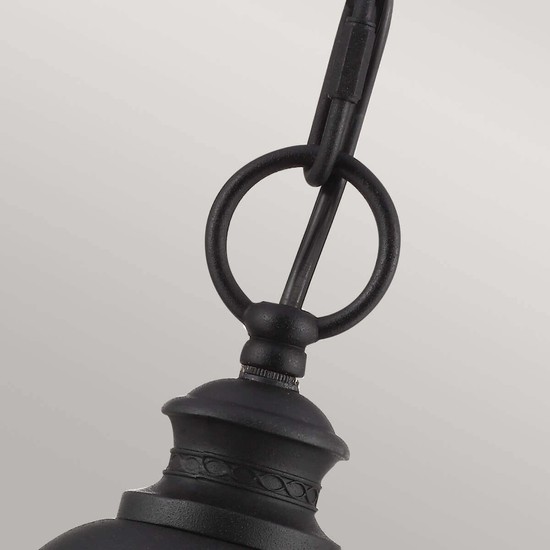 Elstead English Bridle Außen-Hängeleuchte E14 3-fach 62cm Schwarz