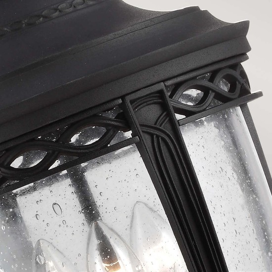 Elstead English Bridle Außen-Hängeleuchte E14 3-fach 62cm Schwarz