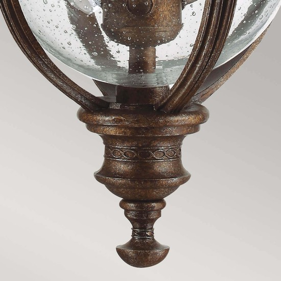 Elstead English Bridle Außen-Hängeleuchte E14 3-fach 47cm Britische Bronze