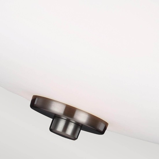 Elstead Evington Deckenleuchte E27 2-fach Satiniertes Nickel