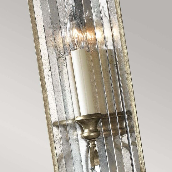 Elstead Gianna Wandleuchte E14 Vergoldetes Silber