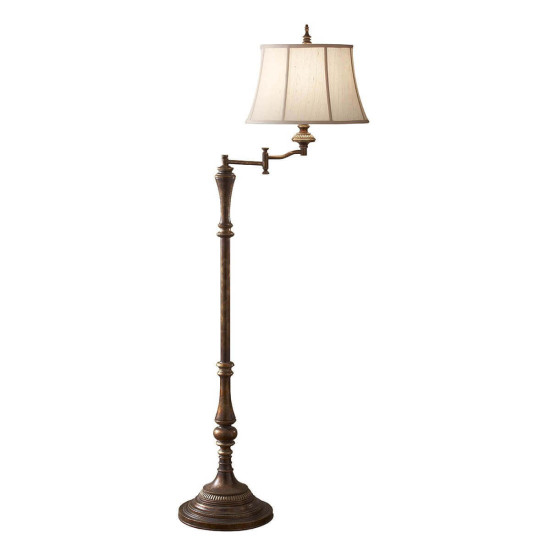 Elstead Gibson Stehleuchte E27 Cambridge Crackle