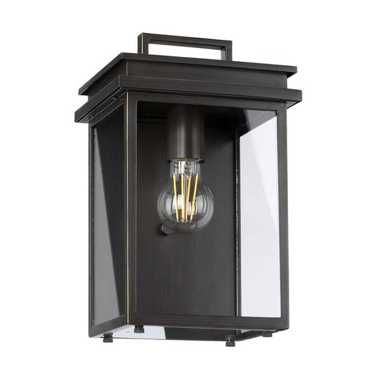 Elstead Glenview Außen-Wandleuchte E27 31cm Antike Bronze IP44