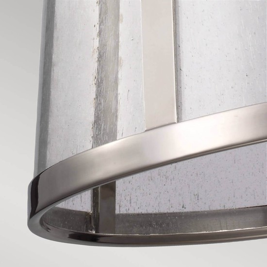 Elstead Harrow Hängeleuchte E27 44cm Poliertes Nickel