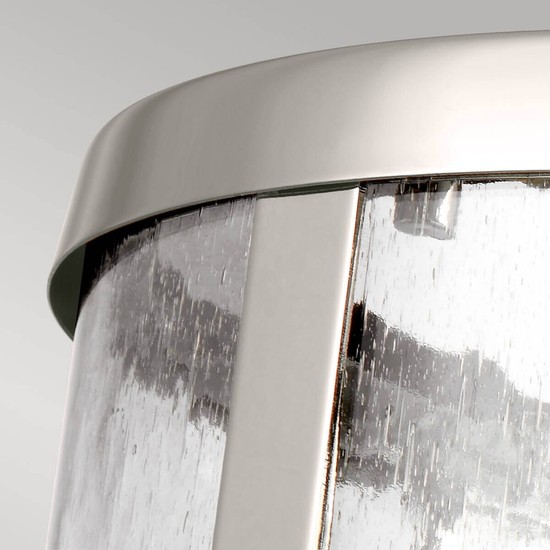 Elstead Harrow Hängeleuchte E27 31cm Poliertes Nickel