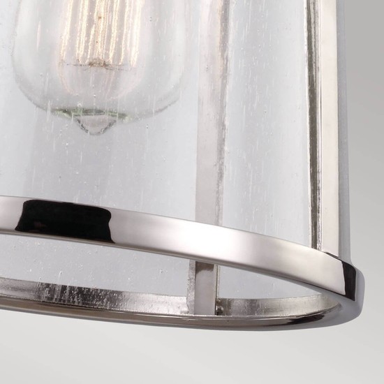 Elstead Harrow Hängeleuchte E27 31cm Poliertes Nickel