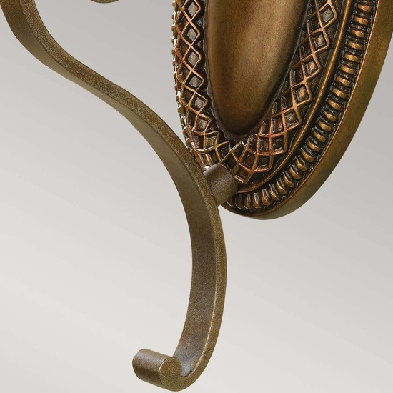 Elstead Kelham Hall Wandleuchte E27 Florenz Gold, Britische Bronze