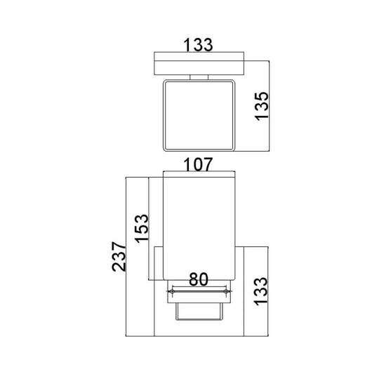 Elstead Maddison LED Wandleuchte G9 Satiniertes Nickel IP44