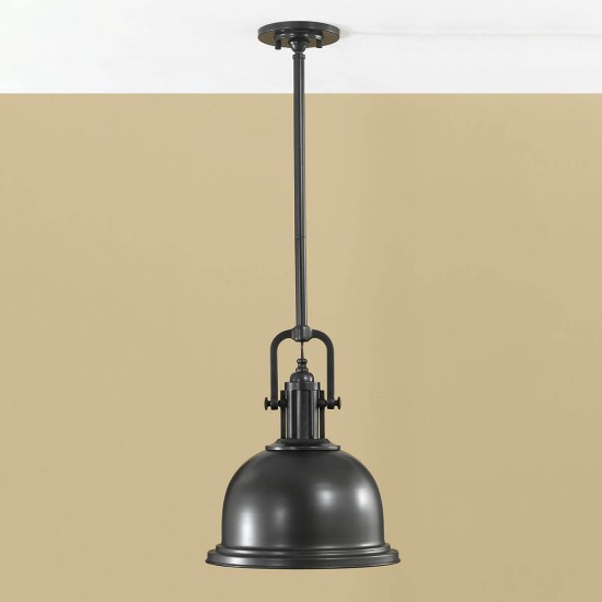 Elstead Parker Place Hängeleuchte E27 Dunkle Bronze