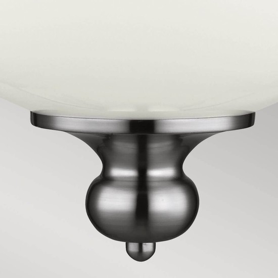 Elstead Parkman Hängeleuchte E27 49cm Poliertes Nickel