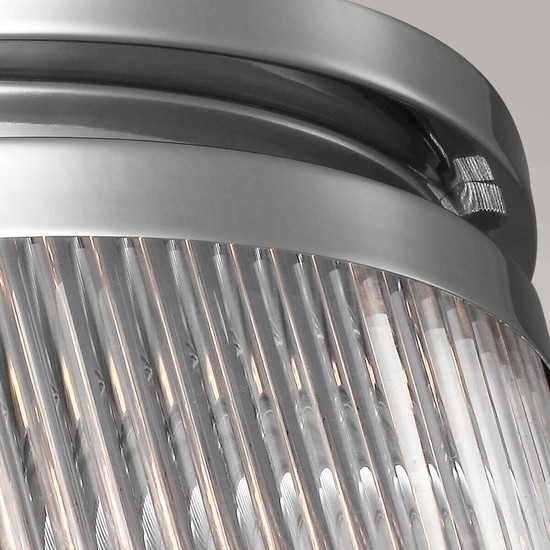 Elstead Paulson LED Deckenleuchte G9 4-fach Chrom IP44