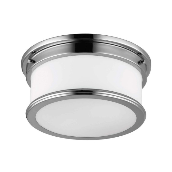 Elstead Payne Deckenleuchte E27 2-fach Poliertes Chrom IP44