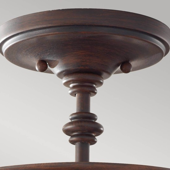 Elstead Pickering Lane Deckenleuchte E14 3-fach Heritage Bronze