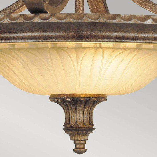 Elstead Stirling Castle Deckenleuchte E27 2-fach 36cm Britische Bronze